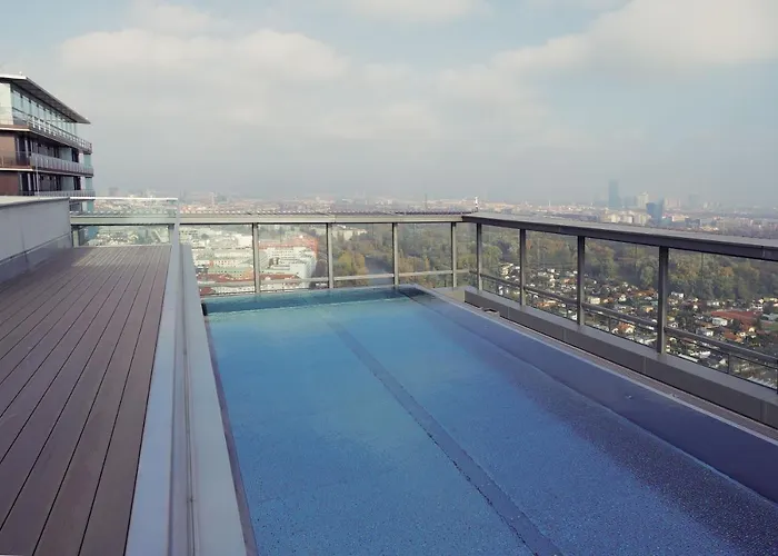 Apartmán Triiiple Level 21 Mit Balkon Und Tiefgarage Vídeň